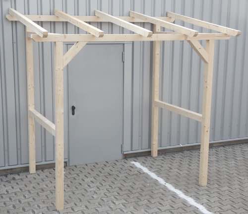 Vorbau aus Holz